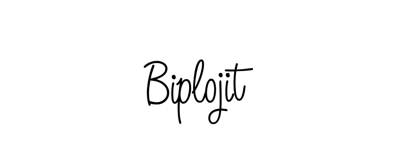 Use a signature maker to create a handwritten signature online. With this signature software, you can design (Angelique-Rose-font-FFP) your own signature for name Biplojit. Biplojit signature style 5 images and pictures png