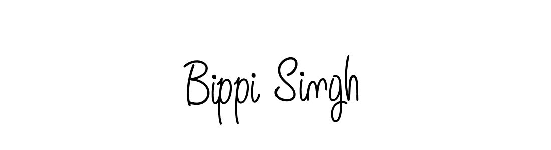 Design your own signature with our free online signature maker. With this signature software, you can create a handwritten (Angelique-Rose-font-FFP) signature for name Bippi Singh. Bippi Singh signature style 5 images and pictures png