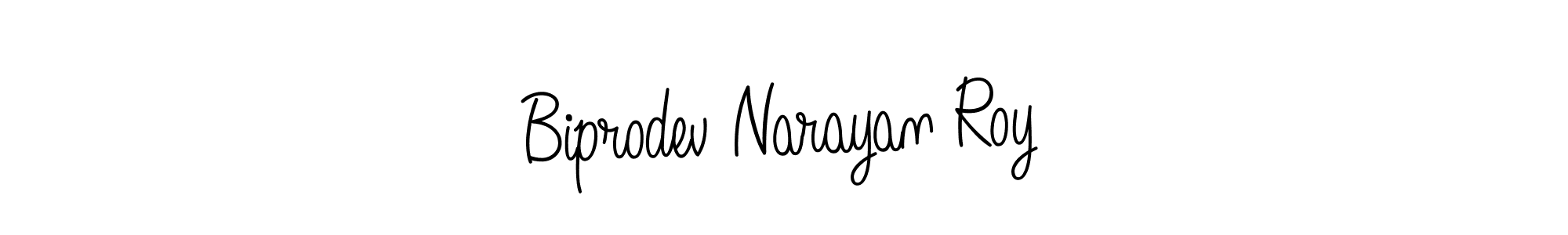 You should practise on your own different ways (Angelique-Rose-font-FFP) to write your name (Biprodev Narayan Roy) in signature. don't let someone else do it for you. Biprodev Narayan Roy signature style 5 images and pictures png