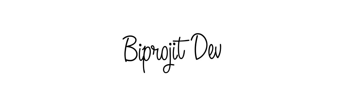 Use a signature maker to create a handwritten signature online. With this signature software, you can design (Angelique-Rose-font-FFP) your own signature for name Biprojit Dev. Biprojit Dev signature style 5 images and pictures png