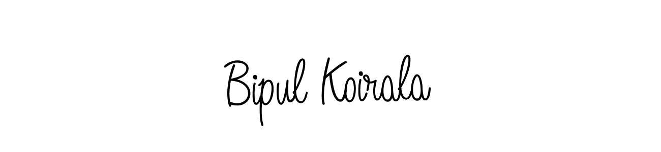 Create a beautiful signature design for name Bipul Koirala. With this signature (Angelique-Rose-font-FFP) fonts, you can make a handwritten signature for free. Bipul Koirala signature style 5 images and pictures png