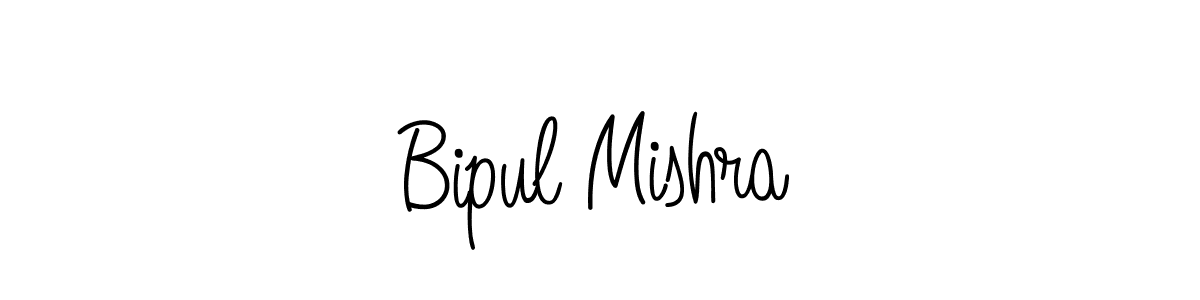 Design your own signature with our free online signature maker. With this signature software, you can create a handwritten (Angelique-Rose-font-FFP) signature for name Bipul Mishra. Bipul Mishra signature style 5 images and pictures png