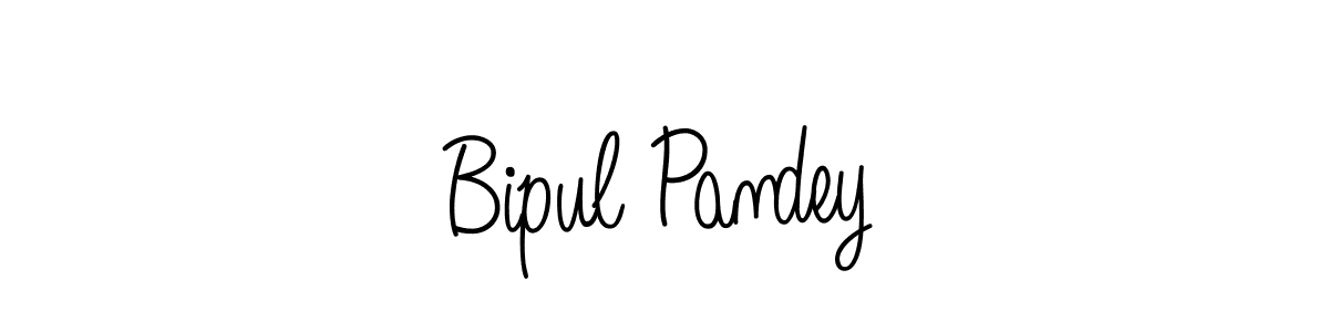 You should practise on your own different ways (Angelique-Rose-font-FFP) to write your name (Bipul Pandey) in signature. don't let someone else do it for you. Bipul Pandey signature style 5 images and pictures png