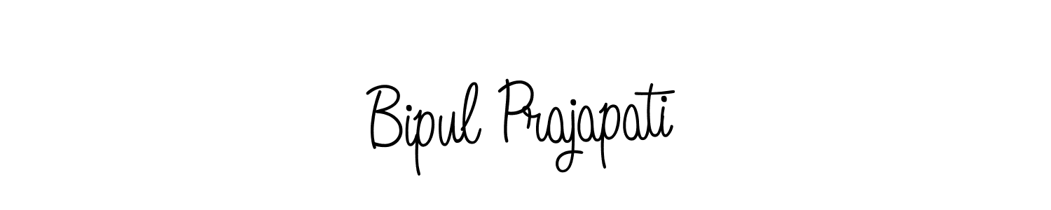 How to make Bipul Prajapati signature? Angelique-Rose-font-FFP is a professional autograph style. Create handwritten signature for Bipul Prajapati name. Bipul Prajapati signature style 5 images and pictures png