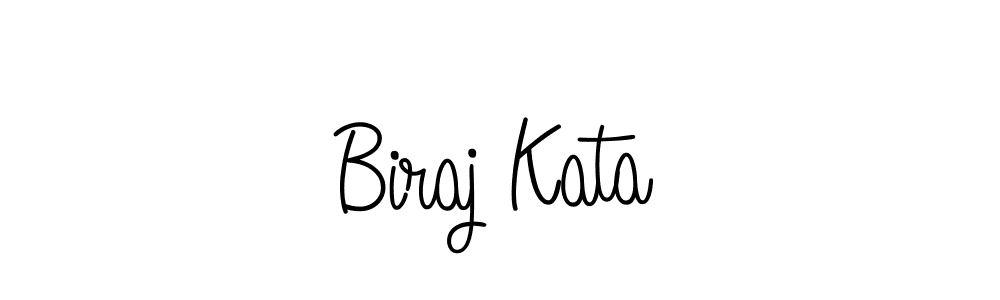 Design your own signature with our free online signature maker. With this signature software, you can create a handwritten (Angelique-Rose-font-FFP) signature for name Biraj Kata. Biraj Kata signature style 5 images and pictures png