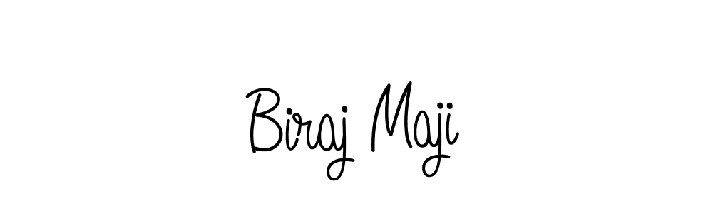Biraj Maji stylish signature style. Best Handwritten Sign (Angelique-Rose-font-FFP) for my name. Handwritten Signature Collection Ideas for my name Biraj Maji. Biraj Maji signature style 5 images and pictures png