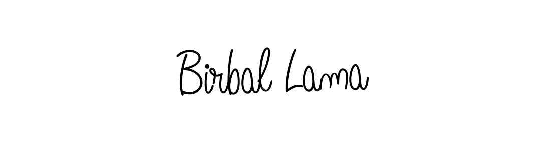 The best way (Angelique-Rose-font-FFP) to make a short signature is to pick only two or three words in your name. The name Birbal Lama include a total of six letters. For converting this name. Birbal Lama signature style 5 images and pictures png