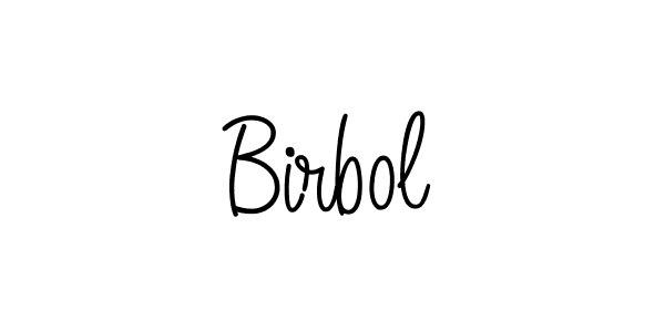 Birbol stylish signature style. Best Handwritten Sign (Angelique-Rose-font-FFP) for my name. Handwritten Signature Collection Ideas for my name Birbol. Birbol signature style 5 images and pictures png