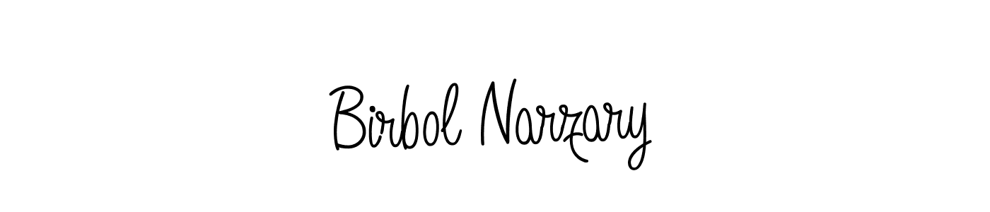 The best way (Angelique-Rose-font-FFP) to make a short signature is to pick only two or three words in your name. The name Birbol Narzary include a total of six letters. For converting this name. Birbol Narzary signature style 5 images and pictures png