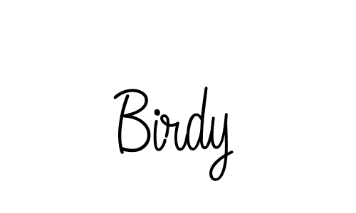 Make a beautiful signature design for name Birdy. With this signature (Angelique-Rose-font-FFP) style, you can create a handwritten signature for free. Birdy signature style 5 images and pictures png