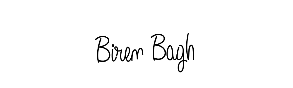 You should practise on your own different ways (Angelique-Rose-font-FFP) to write your name (Biren Bagh) in signature. don't let someone else do it for you. Biren Bagh signature style 5 images and pictures png