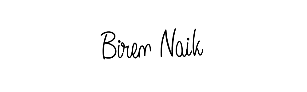 The best way (Angelique-Rose-font-FFP) to make a short signature is to pick only two or three words in your name. The name Biren Naik include a total of six letters. For converting this name. Biren Naik signature style 5 images and pictures png