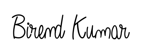 Discover how Birend Kumar looks in an executive cursive font (Angelique-Rose-font-FFP). Perfect for legal documents, invoices, and certificates. Birend Kumar signature style 5 images and pictures png