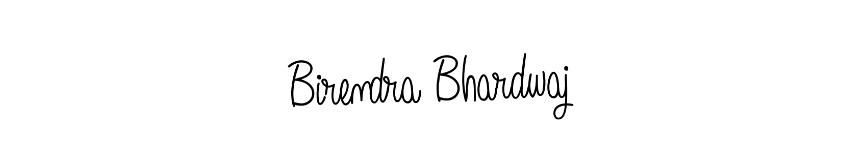 How to make Birendra Bhardwaj name signature. Use Angelique-Rose-font-FFP style for creating short signs online. This is the latest handwritten sign. Birendra Bhardwaj signature style 5 images and pictures png