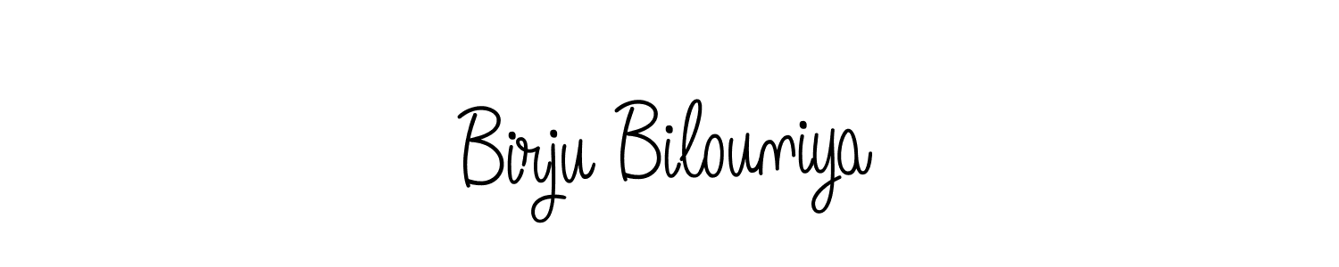 Also You can easily find your signature by using the search form. We will create Birju Bilouniya name handwritten signature images for you free of cost using Angelique-Rose-font-FFP sign style. Birju Bilouniya signature style 5 images and pictures png