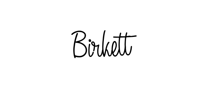 Create a beautiful signature design for name Birkett. With this signature (Angelique-Rose-font-FFP) fonts, you can make a handwritten signature for free. Birkett signature style 5 images and pictures png