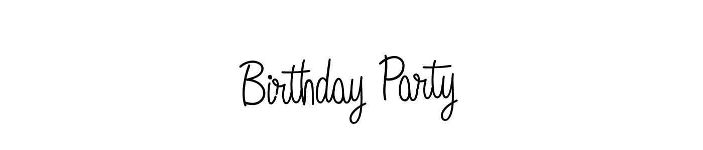It looks lik you need a new signature style for name Birthday Party. Design unique handwritten (Angelique-Rose-font-FFP) signature with our free signature maker in just a few clicks. Birthday Party signature style 5 images and pictures png