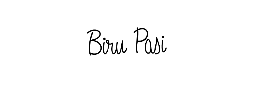 How to Draw Biru Pasi signature style? Angelique-Rose-font-FFP is a latest design signature styles for name Biru Pasi. Biru Pasi signature style 5 images and pictures png