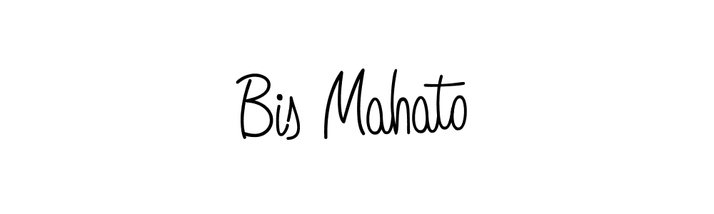 Create a beautiful signature design for name Bis Mahato. With this signature (Angelique-Rose-font-FFP) fonts, you can make a handwritten signature for free. Bis Mahato signature style 5 images and pictures png