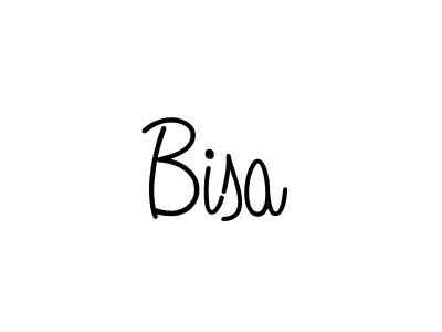 The best way (Angelique-Rose-font-FFP) to make a short signature is to pick only two or three words in your name. The name Bisa include a total of six letters. For converting this name. Bisa signature style 5 images and pictures png