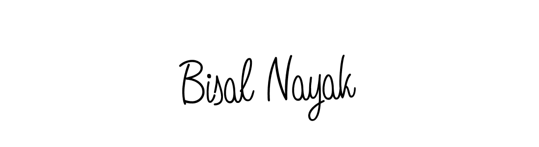 Design your own signature with our free online signature maker. With this signature software, you can create a handwritten (Angelique-Rose-font-FFP) signature for name Bisal Nayak. Bisal Nayak signature style 5 images and pictures png
