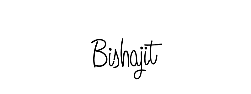 Bishajit stylish signature style. Best Handwritten Sign (Angelique-Rose-font-FFP) for my name. Handwritten Signature Collection Ideas for my name Bishajit. Bishajit signature style 5 images and pictures png