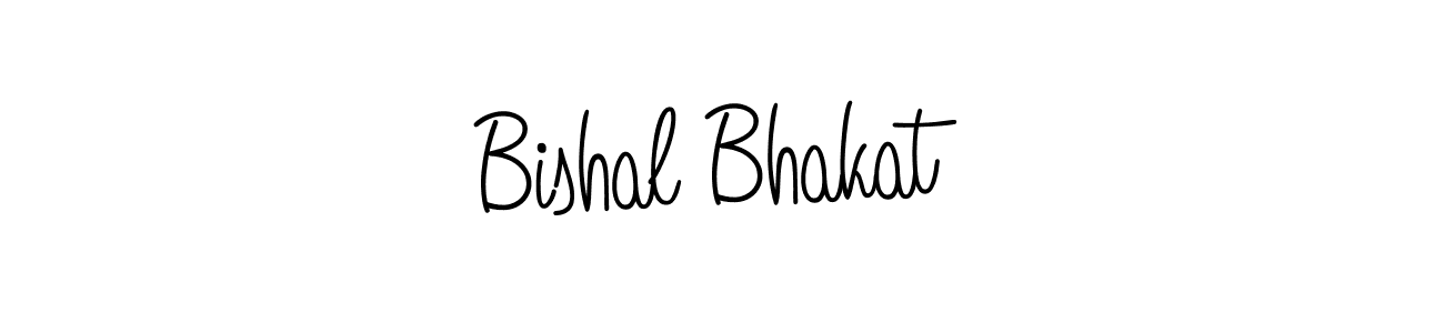 Also we have Bishal Bhakat name is the best signature style. Create professional handwritten signature collection using Angelique-Rose-font-FFP autograph style. Bishal Bhakat signature style 5 images and pictures png