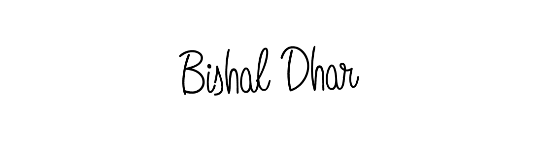 Bishal Dhar stylish signature style. Best Handwritten Sign (Angelique-Rose-font-FFP) for my name. Handwritten Signature Collection Ideas for my name Bishal Dhar. Bishal Dhar signature style 5 images and pictures png