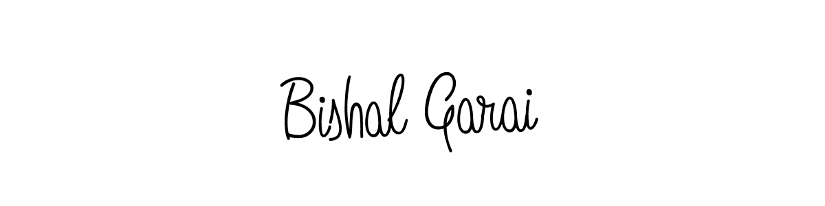 Make a beautiful signature design for name Bishal Garai. With this signature (Angelique-Rose-font-FFP) style, you can create a handwritten signature for free. Bishal Garai signature style 5 images and pictures png