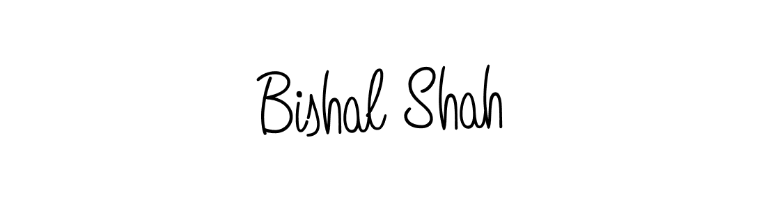 Also we have Bishal Shah name is the best signature style. Create professional handwritten signature collection using Angelique-Rose-font-FFP autograph style. Bishal Shah signature style 5 images and pictures png