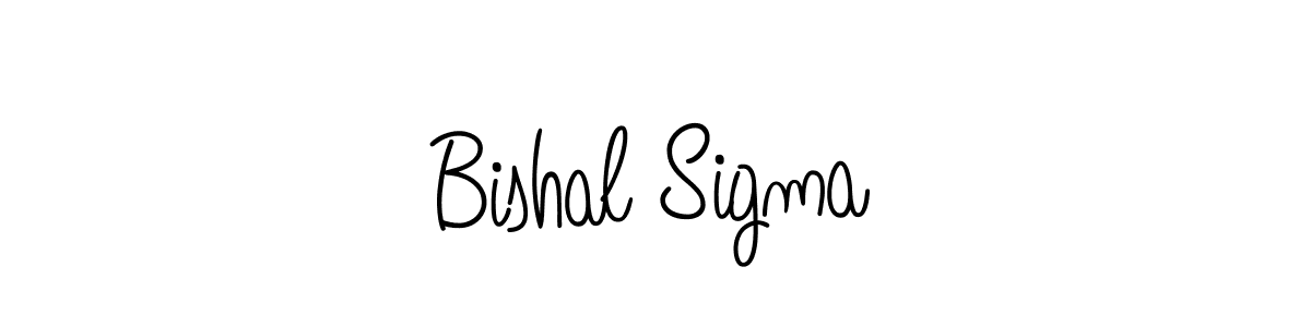 Once you've used our free online signature maker to create your best signature Angelique-Rose-font-FFP style, it's time to enjoy all of the benefits that Bishal Sigma name signing documents. Bishal Sigma signature style 5 images and pictures png