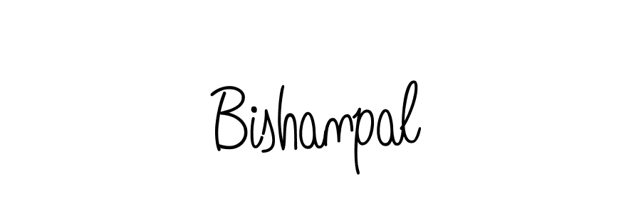 You should practise on your own different ways (Angelique-Rose-font-FFP) to write your name (Bishanpal) in signature. don't let someone else do it for you. Bishanpal signature style 5 images and pictures png
