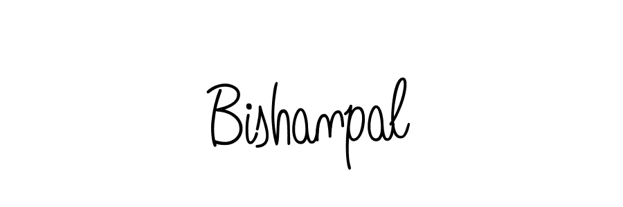 You should practise on your own different ways (Angelique-Rose-font-FFP) to write your name (Bishanpal) in signature. don't let someone else do it for you. Bishanpal signature style 5 images and pictures png