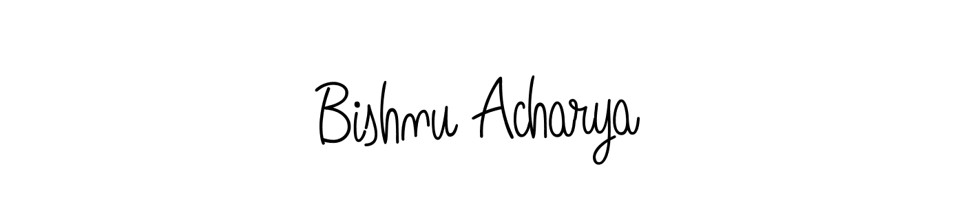 You can use this online signature creator to create a handwritten signature for the name Bishnu Acharya. This is the best online autograph maker. Bishnu Acharya signature style 5 images and pictures png