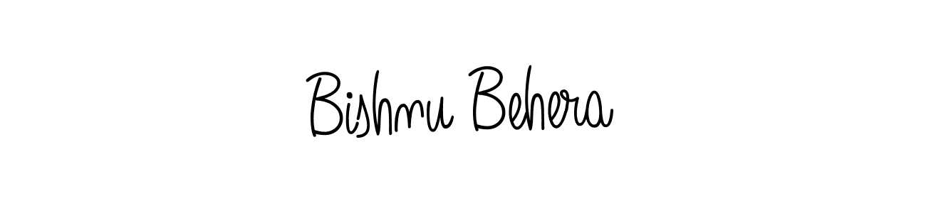 Create a beautiful signature design for name Bishnu Behera. With this signature (Angelique-Rose-font-FFP) fonts, you can make a handwritten signature for free. Bishnu Behera signature style 5 images and pictures png