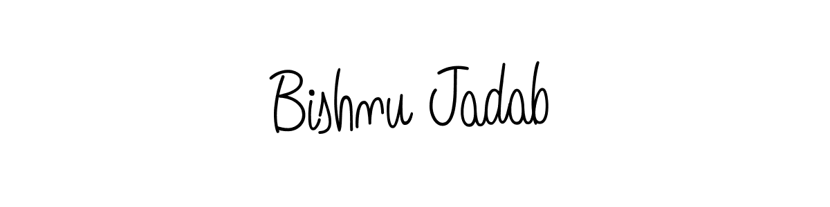 Angelique-Rose-font-FFP is a professional signature style that is perfect for those who want to add a touch of class to their signature. It is also a great choice for those who want to make their signature more unique. Get Bishnu Jadab name to fancy signature for free. Bishnu Jadab signature style 5 images and pictures png