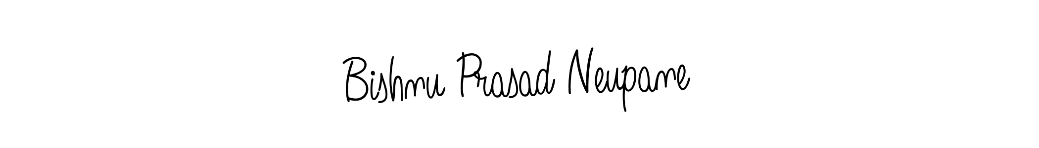 Use a signature maker to create a handwritten signature online. With this signature software, you can design (Angelique-Rose-font-FFP) your own signature for name Bishnu Prasad Neupane. Bishnu Prasad Neupane signature style 5 images and pictures png