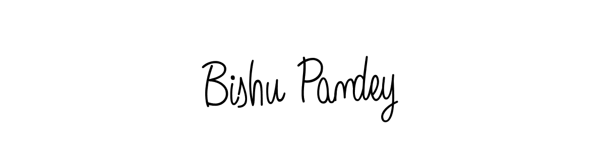 Create a beautiful signature design for name Bishu Pandey. With this signature (Angelique-Rose-font-FFP) fonts, you can make a handwritten signature for free. Bishu Pandey signature style 5 images and pictures png