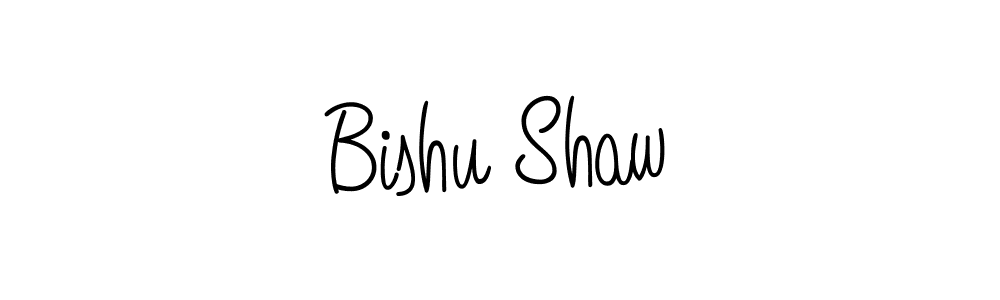 Design your own signature with our free online signature maker. With this signature software, you can create a handwritten (Angelique-Rose-font-FFP) signature for name Bishu Shaw. Bishu Shaw signature style 5 images and pictures png