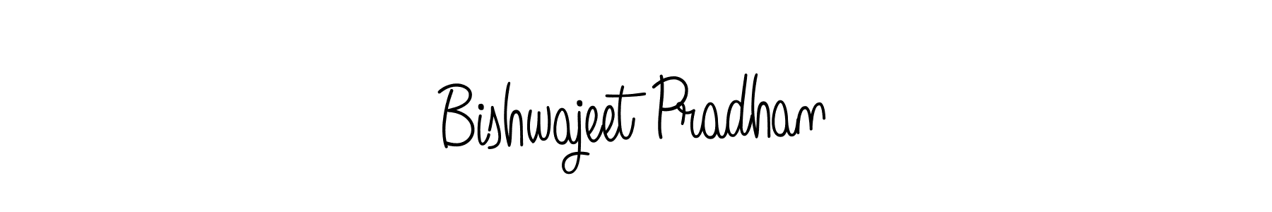 Create a beautiful signature design for name Bishwajeet Pradhan. With this signature (Angelique-Rose-font-FFP) fonts, you can make a handwritten signature for free. Bishwajeet Pradhan signature style 5 images and pictures png