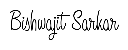 The Angelique-Rose-font-FFP font transforms the name Bishwajit Sarkar into an executive sign with sharp precision and distinguished character. Bishwajit Sarkar signature style 5 images and pictures png