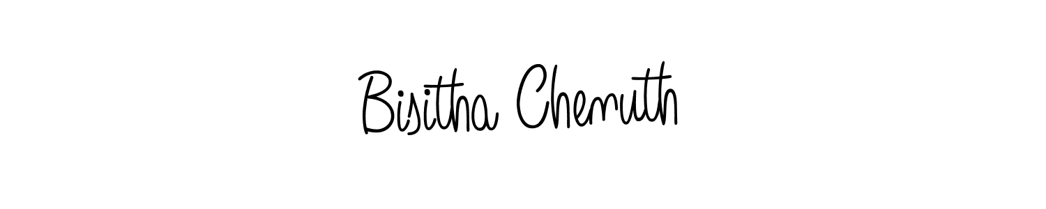 Also we have Bisitha Chenuth name is the best signature style. Create professional handwritten signature collection using Angelique-Rose-font-FFP autograph style. Bisitha Chenuth signature style 5 images and pictures png