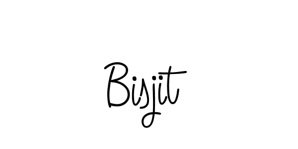 Design your own signature with our free online signature maker. With this signature software, you can create a handwritten (Angelique-Rose-font-FFP) signature for name Bisjit. Bisjit signature style 5 images and pictures png