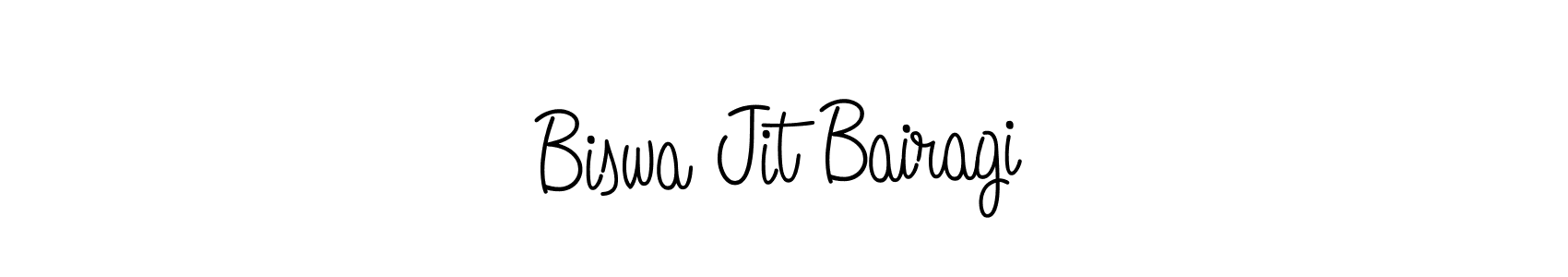 Design your own signature with our free online signature maker. With this signature software, you can create a handwritten (Angelique-Rose-font-FFP) signature for name Biswa Jit Bairagi. Biswa Jit Bairagi signature style 5 images and pictures png
