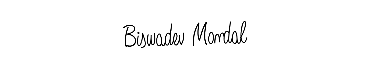 How to make Biswadev Mondal signature? Angelique-Rose-font-FFP is a professional autograph style. Create handwritten signature for Biswadev Mondal name. Biswadev Mondal signature style 5 images and pictures png