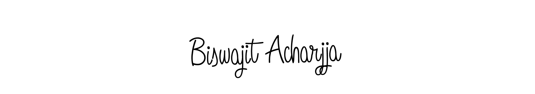 How to make Biswajit Acharjja name signature. Use Angelique-Rose-font-FFP style for creating short signs online. This is the latest handwritten sign. Biswajit Acharjja signature style 5 images and pictures png