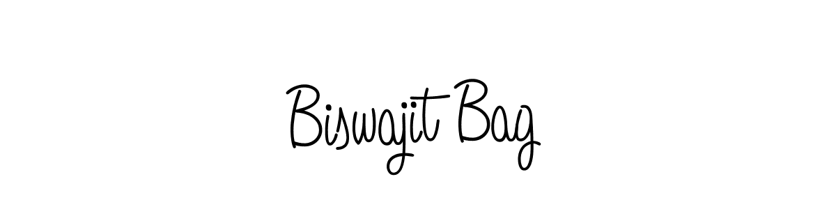 Make a beautiful signature design for name Biswajit Bag. With this signature (Angelique-Rose-font-FFP) style, you can create a handwritten signature for free. Biswajit Bag signature style 5 images and pictures png