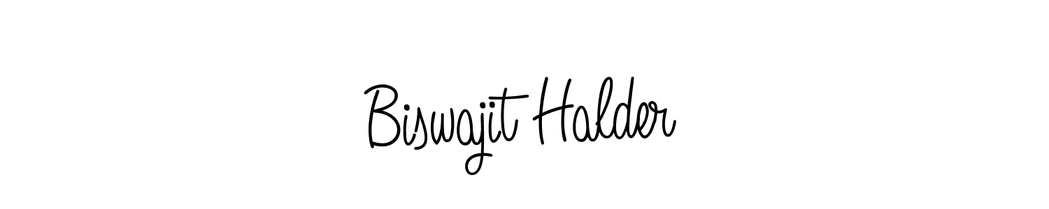 Make a beautiful signature design for name Biswajit Halder. With this signature (Angelique-Rose-font-FFP) style, you can create a handwritten signature for free. Biswajit Halder signature style 5 images and pictures png