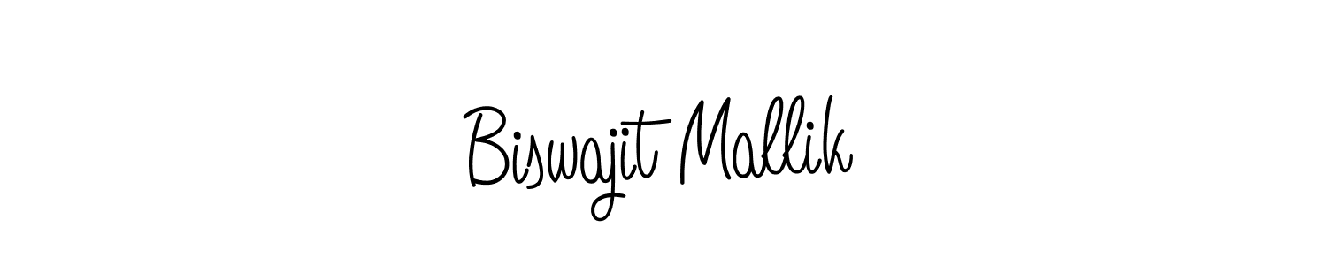 You should practise on your own different ways (Angelique-Rose-font-FFP) to write your name (Biswajit Mallik) in signature. don't let someone else do it for you. Biswajit Mallik signature style 5 images and pictures png