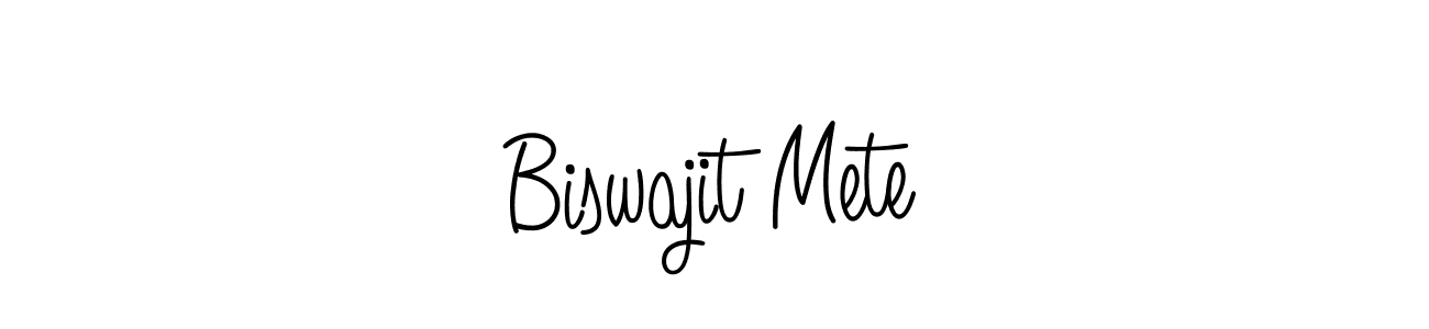 Create a beautiful signature design for name Biswajit Mete. With this signature (Angelique-Rose-font-FFP) fonts, you can make a handwritten signature for free. Biswajit Mete signature style 5 images and pictures png